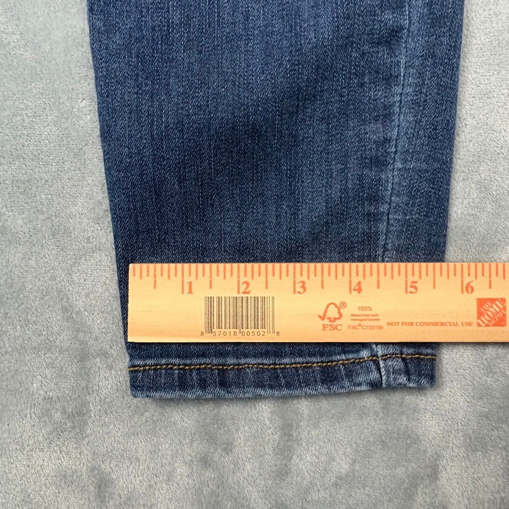 Judy Blue Relaxed Fit Distressed Dark Wash Denim Jeans Size 3/26 Mid Rise Comfy - Picture 12 of 13